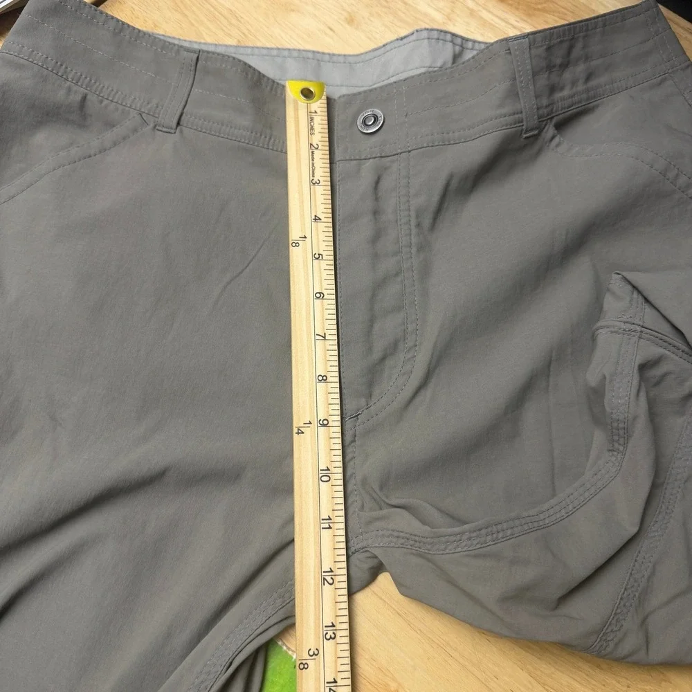 KUHL Liberator Stealth CONVERTIBLE Pants Mens 36x34 Tan Zip Off Hike Cargo *Read